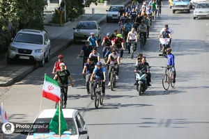 همایش دوچرخه سواری کارکنان شرکت صنایع غذایی رضوی