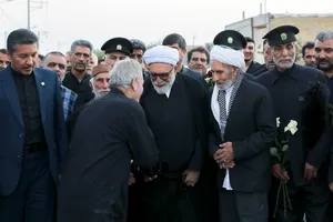 حضور تولیت آستان قدس رضوی در روستای برزش آباد مشهد