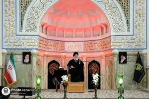 مراسم شهادت امام باقر علیه السلام در رواق امام خمینی(ره) حرم مطهر رضوی