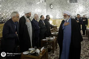 آیین تکریم و معارفه قائم&zwnj;مقام تولیت آستان قدس رضوی