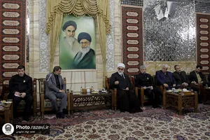 دیدار جمعی از نمایندگان اصناف مشهد با تولیت آستان قدس رضوی