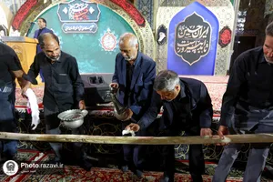 عزاداری هیئات مذهبی خراسان جنوبی در حسینیه حرم