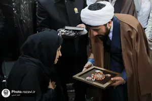 مراسم بزرگداشت شهید الداغی در حرم مطهر رضوی