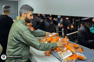 موکب آستان قدس رضوی در نجف اشرف