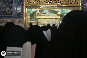 حال و هوای حرم مطهر رضوی در شب میلاد جوادالائمه علیه&zwnj;السلام
