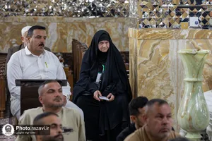 دیدار موکب&zwnj;داران سامرا با تولیت آستان قدس رضوی