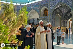 حال و هوای حرم حضرت معصومه(س) در روز ولادت پیامبر اکرم(ص)