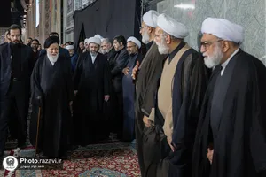 آئین بزرگداشت رهبر شهید انقلاب اسلامی در حرم مطهر رضوی