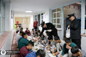 حضور خدام بارگاه منور رضوی در کانون اصلاح تربیت مشهد