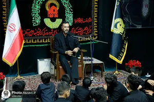 محفل عزاداری مکبرین نوجوان حرم مطهر رضوی