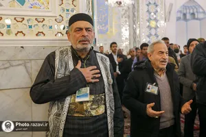تشرف کاروان 1000 نفری زیارت اولی&zwnj;های سراسر کشور به حرم مطهر رضوی