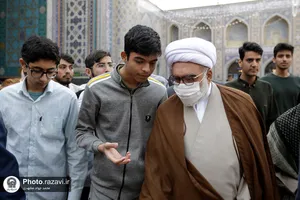 حضور تولیت آستان قدس رضوی در جمع معتکفین رمضانیه