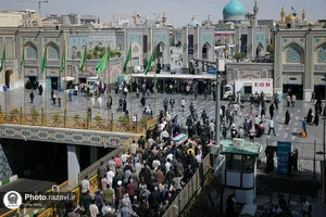 تشییع پیکر فرمانده قرارگاه عملیاتی سجاد سراوان در مشهد