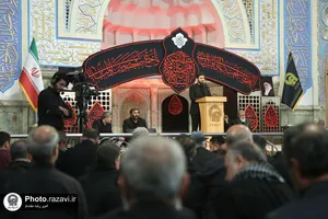 اجتماع عزاداران آذری زبان در رواق امام خمینی (ره)