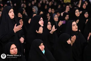 مراسم شب قدر ویژه ناشنوایان در حرم مطهر رضوی