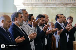 اقامه نماز عید سعید فطر در حرم مطهر رضوی - 2