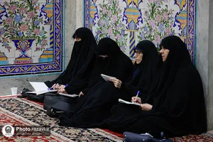 اعتکاف علمی طلاب در مدرسه تابستانی دارالعلم حرم مطهر رضوی-1