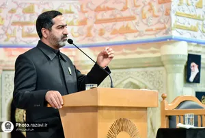 عزاداری روز شهادت امام صادق(علیه&zwnj;السلام) در حرم مطهر رضوی