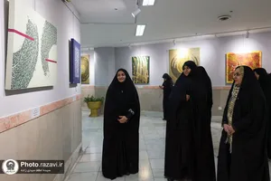 نمایشگاه گروهی نقاشی&zwnj;خط &laquo;نجوایی از آسمان&raquo;