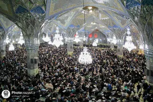 مراسم احیا شب بیست و یکم ماه مبارک رمضان در حرم مطهر رضوی-3