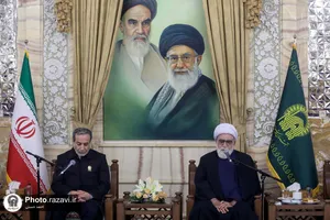دیدار شرکت کنندگان بیست و هشتمین اجلاسیه سازمان اکو با تولیت آستان قدس رضوی-1