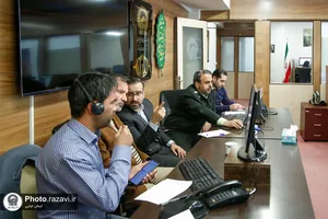 پاسخگویی تلفنی فرمانده یگان حفاظت حرم مطهر رضوی در سامانه ملی 138