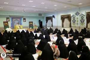 تشییع پیکر مطهر شهید گمنام در دبیرستان دخترانه امام رضا علیه&zwnj;السلام