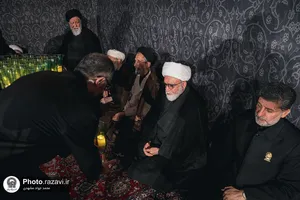 آئین خطبه&zwnj;خوانی شب عاشورا در حرم مطهر رضوی