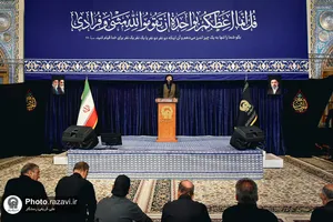 حرم مطهر رضوی در شب اربعین حسینی 