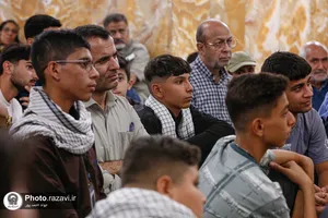 تشرف دانش&zwnj;آموزان زیارت اولی استان خوزستان به حرم مطهر رضوی
