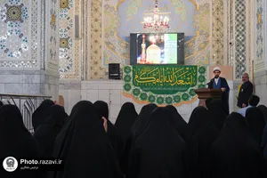 تشرف دانشجویان ایرانشهر به حرم مطهر رضوی