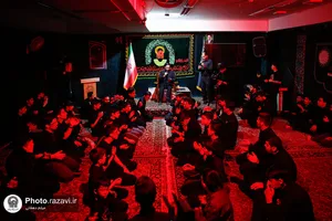 محفل عزاداری مکبرین نوجوان حرم مطهر رضوی