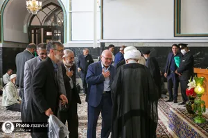 بزرگداشت مرحوم سید رضا موید در حرم مطهر رضوی