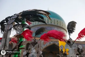 عزاداری هیئات مذهبی در مجموعه فرهنگی شهدای خواجه ربیع