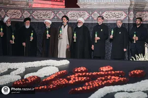 آئین خطبه&zwnj;خوانی شب عاشورا در حرم مطهر رضوی