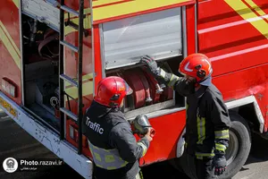 مانور ترکیبی امداد و نجات در زائرسرای رضوی