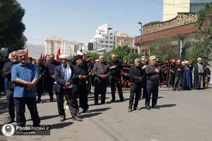 عزاداری روز تاسوعای حسینی در مشهد