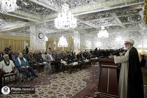 دیدار فرماندهان و پیشکسوتان دفاع مقدس با تولیت آستان قدس رضوی
