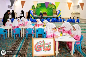 جشن ویژه نونهالان در حرم مطهر رضوی
