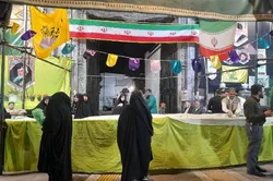 موکب خدمت بسیج آستان قدس رضوی میزبان زائران در دهه کرامت