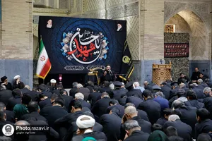 عزاداری عاشورای حسینی با حضور تولیت آستان قدس رضوی