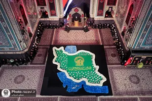 آیین خطبه&zwnj;خوانی شب شهادت امام رضا علیه&zwnj;السلام در حرم مطهر رضوی