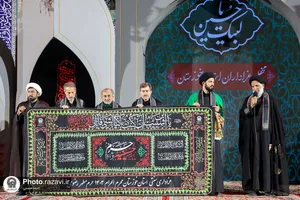 عزاداری هیأت مذهبی استان خوزستان در حسینیه حرم