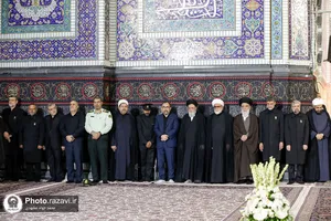 آیین خطبه&zwnj;خوانی شب عاشورای حسینی در حرم مطهر رضوی -2