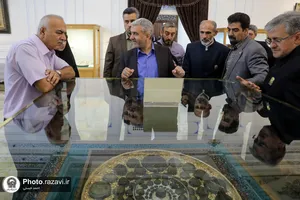 تشرف وزیر کار لبنان به حرم مطهر رضوی