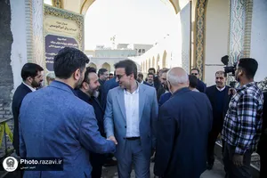 بازدید مدیران شهری مشهد از پروژه&zwnj;های عمرانی حرم مطهر رضوی