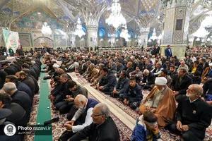 گرامیداشت سالروز پیروزی انقلاب اسلامی در حرم مطهر رضوی