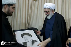 حضور تولیت آستان قدس رضوی در مدرسه علمیه امام خمینی (ره) مشهد