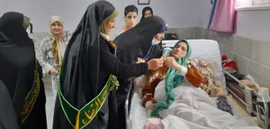 پیچیدن بوی عطر رضوی در آسایشگاه معلولان و تجلیل از پرستاران بابلی