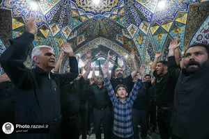 عزاداری روز شهادت امام رضا علیه&zwnj;السلام در حرم مطهر رضوی